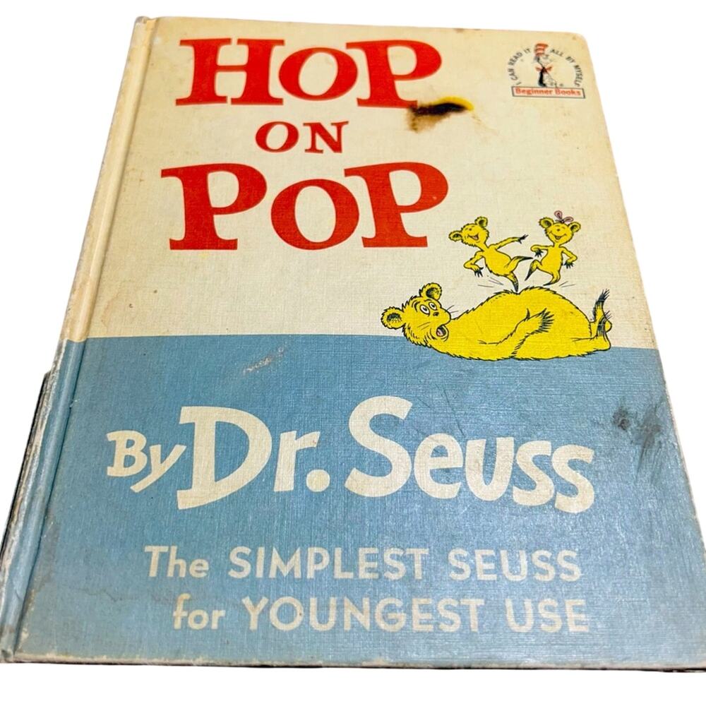Dr. Seuss 'Hop on Pop' Book from 1963 Book Club Edition